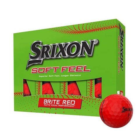 Hộp 12 bóng golf Soft Feel BRITE Red | Srixon