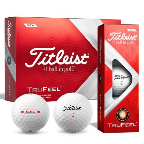 Hộp 12 bóng golf TruFeel 2 lớp 2022 màu Trắng | Titleist