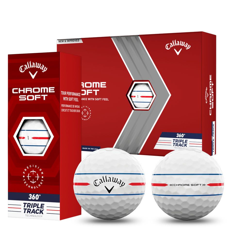 Hộp 12 bóng Limited Edition Chrome Soft 360 Triple Track | Callaway