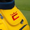 Túi gậy golf 90967901 Postage Stamp Tour Staff Bag Yellow-Navy | Cobra