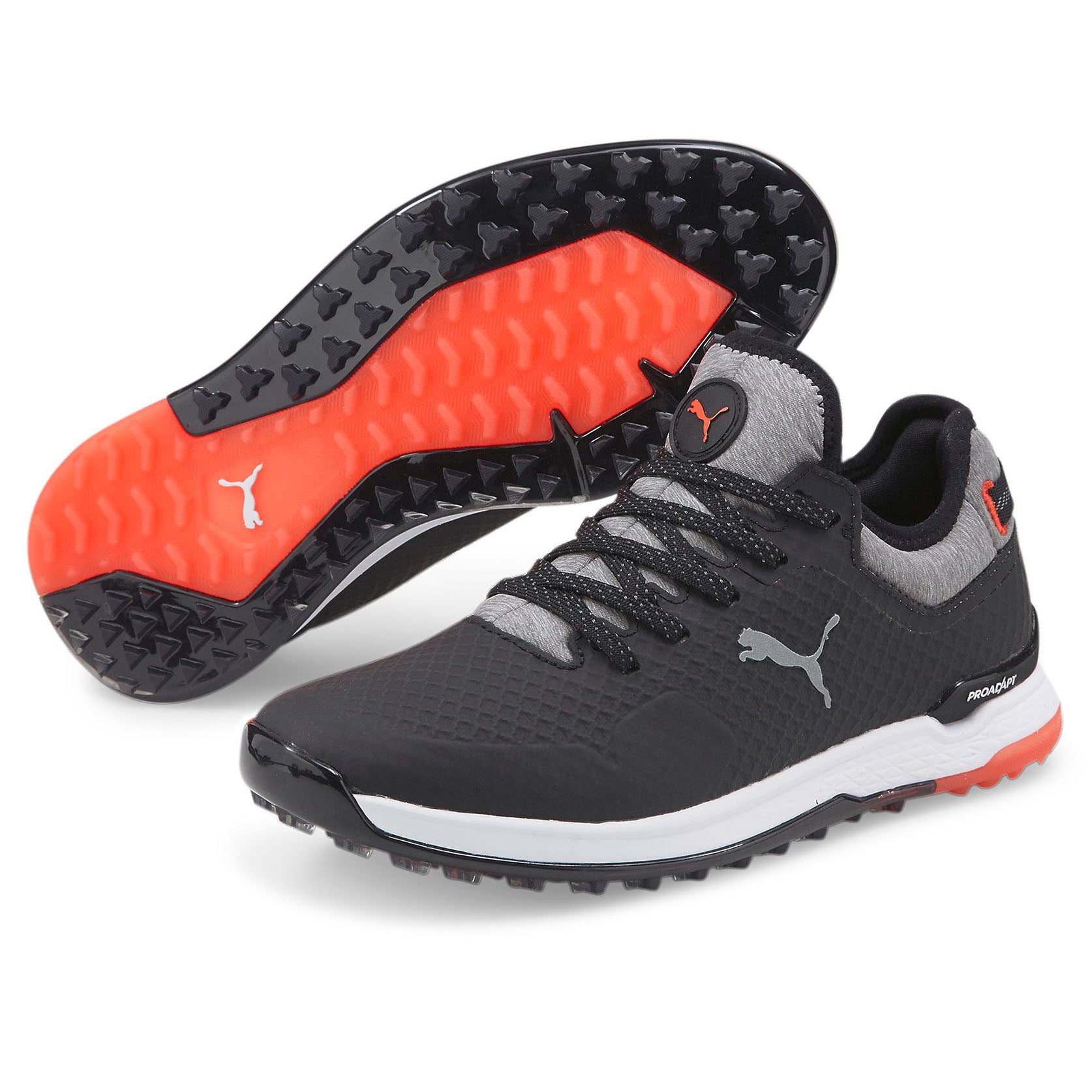 Giày golf nữ PROADAPT ALPHACAT Black-Silver-Hot Coral 37615702 | Puma |  MuaBanGolf.com