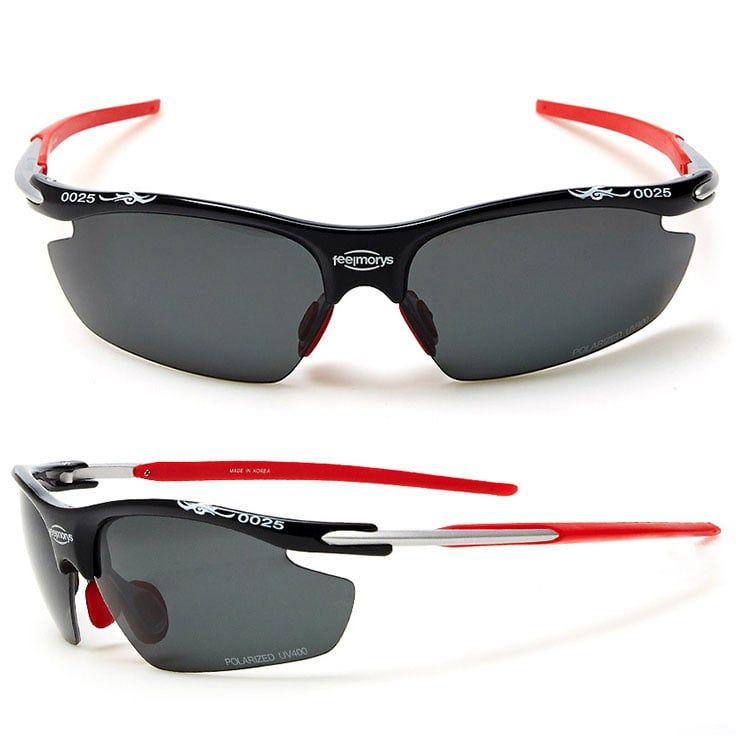 Kính Polarized UV400 0025P BLACK/ RED | FeelMorys