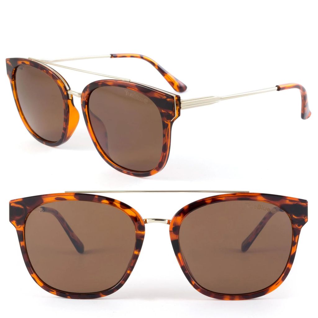 Kính râm Karen PC TrueBlue 193450 Tortoise/Brown-FlashMirror | Sundog