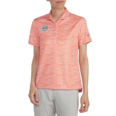 Áo golf nữ tay ngắn E2MA220463 QUICK DRY RANFOM CHECK POLO SHIRT | Mizuno