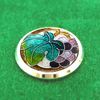 Ball marker Kim loại phủ gốm Cloisonne Chùm Nho Tím Handmade cao cấp Nhật Bản | ANDO