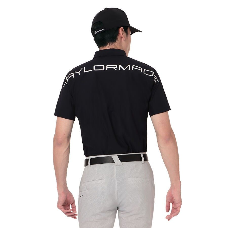 Áo golf nam tay ngắn TL386 BLACK | Taylormade