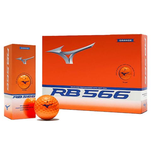 Hộp 12 bóng golf RB566 2 lớp màu cam 2024 5NJBM3234012P | Mizuno