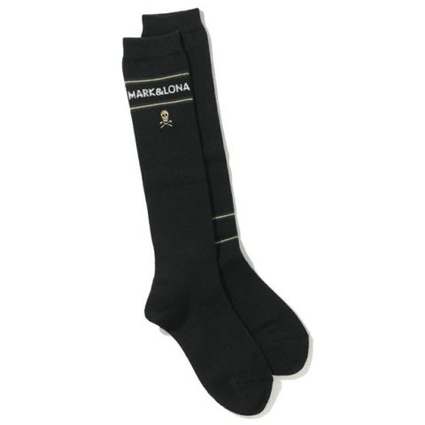 Vớ golf nữ cổ cao Tribes High 23-25cm MLF-3A-FS46 Black | MARK & LONA