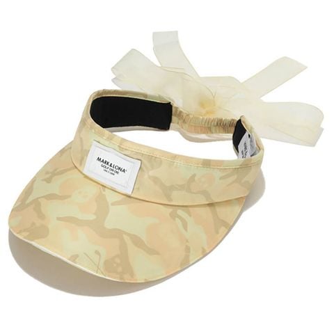Mũ nửa đầu nữ visor Gauge Ribbon MLF-4B-FC18 Yellow | MARK & LONA