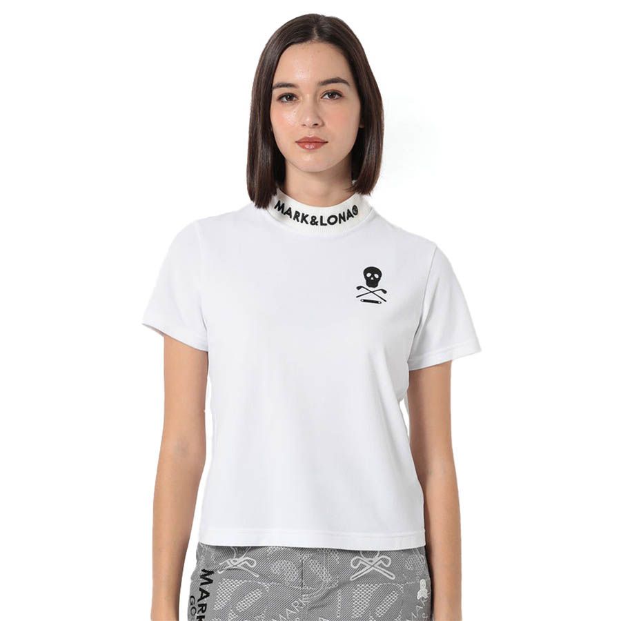 Áo thun nữ cổ tròn tay ngắn Superb Micro Pile MLW-4A-AA03 White | MARK