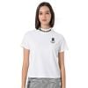 Áo thun nữ cổ tròn tay ngắn Superb Micro Pile MLW-4A-AA03 White | MARK
