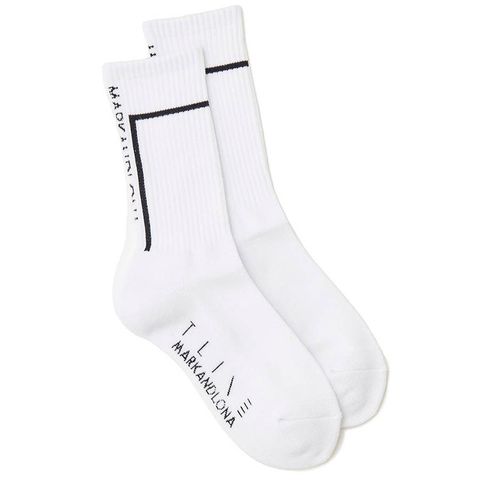 Vớ thể thao cổ cao DTL MXF-4B-FS01 White | MARK & LONA