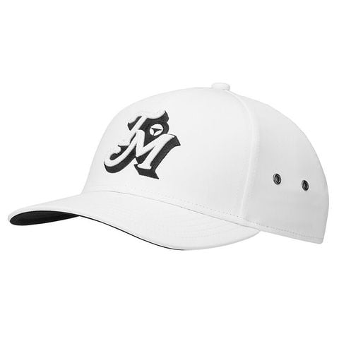 Nón kết golf nam TM24 Newport Retro Metal Eyelet Hat White N2680618 | TaylorMade