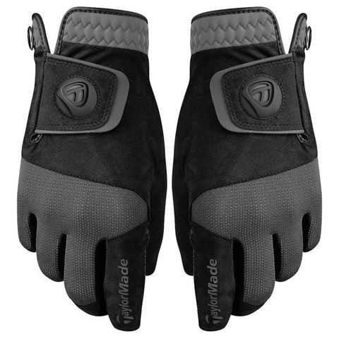 Cặp găng tay golf TM18 Rain Control Asia Black/ Grey N65443 | TaylorMade