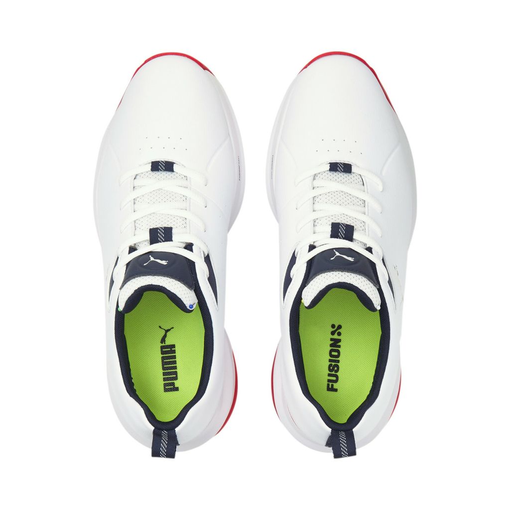 Giày golf nam FUSION FX Tech Puma White-Navy Blazer-Ski Patrol 3760810