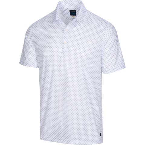 Áo golf nam tay ngắn G7S22K502_WHT BAYSIDE ML75 STRETCH POLO - White | Greg Norman