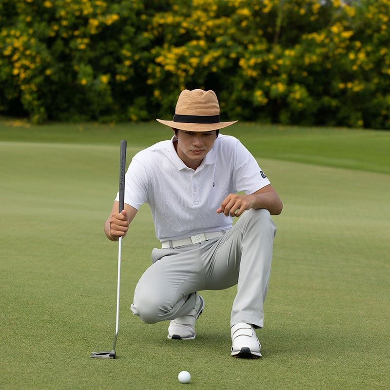 Mũ golf rộng vành PHOENIX PANAMATE Hat Ball Marker CARAMEL | Evoke