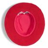 Mũ golf nữ rộng vành ASTON FEDORA Hat Ball Marker MIX RED/RED | Evoke