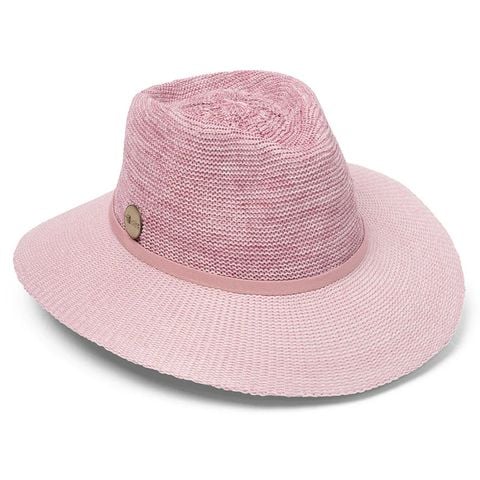 Mũ golf nữ rộng vành ASTON FEDORA Hat Ball Marker OLD ROSE/PINK | Evoke