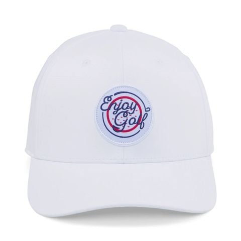 Mũ golf nam Enjoy Golf 6 Panel Cap 02453901 White Glow | Puma