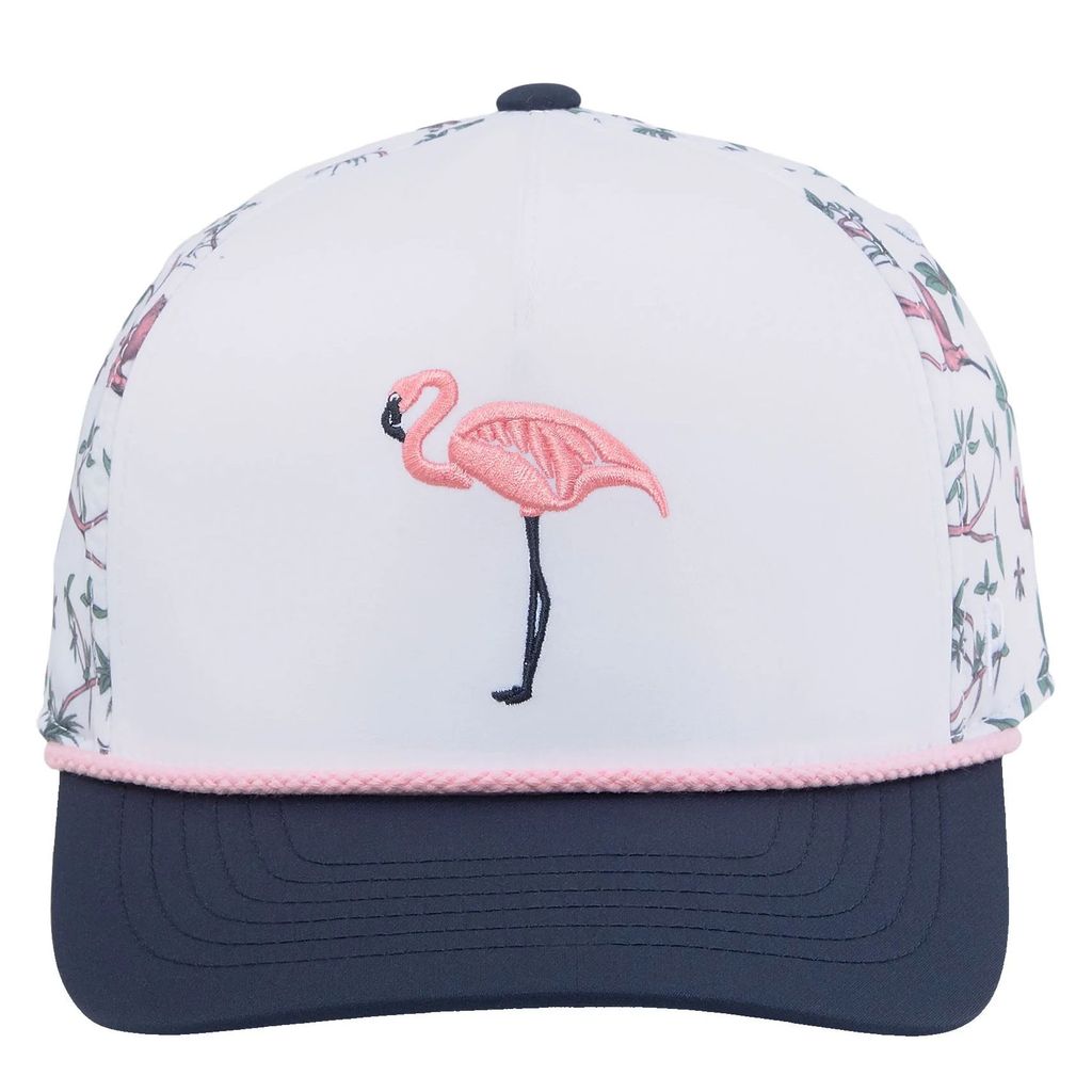 Mũ kết golf 02452301 Flamingo Rope Cap Bright White-Navy Blazer | Puma