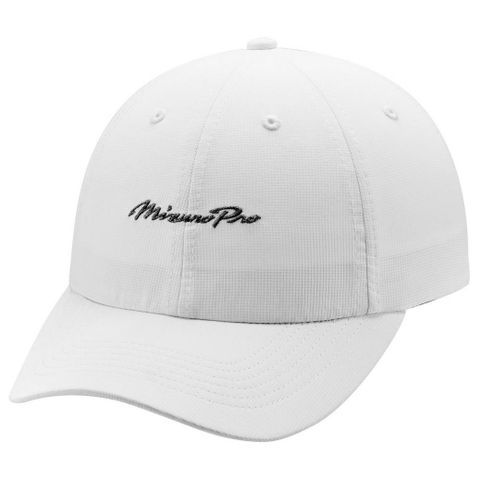 Mũ kết golf nam MIZUNO PRO SCRIPT HAT 52SW2500 0090 WHITE/BLACK | Mizuno