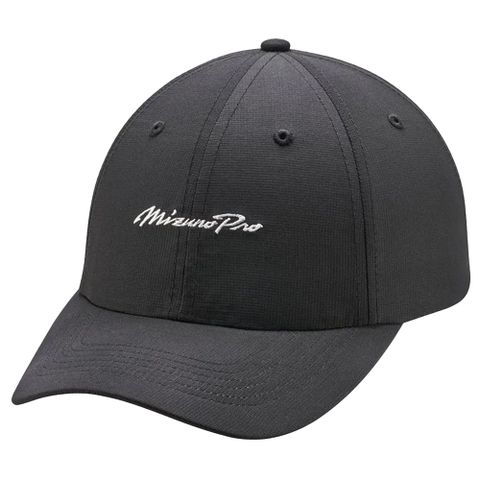 Mũ kết golf nam MIZUNO PRO SCRIPT HAT 52SW2500 9000 BLACK/WHITE | Mizuno