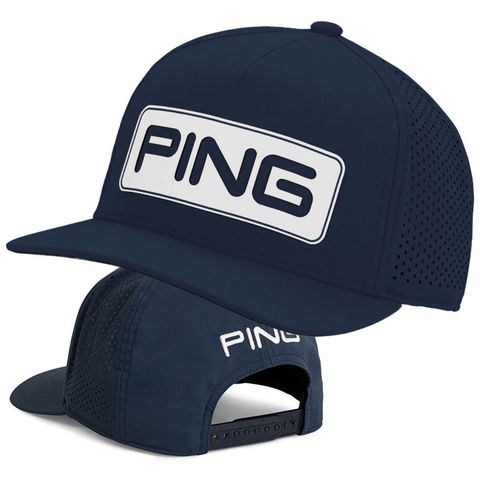 Mũ kết golf Tour Vented Delta CAP35566-197 màu xanh navi | PING