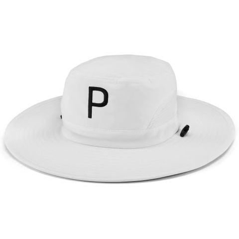 Mũ golf rộng vành Aussie P Bucket Hat 02415001 White | Puma