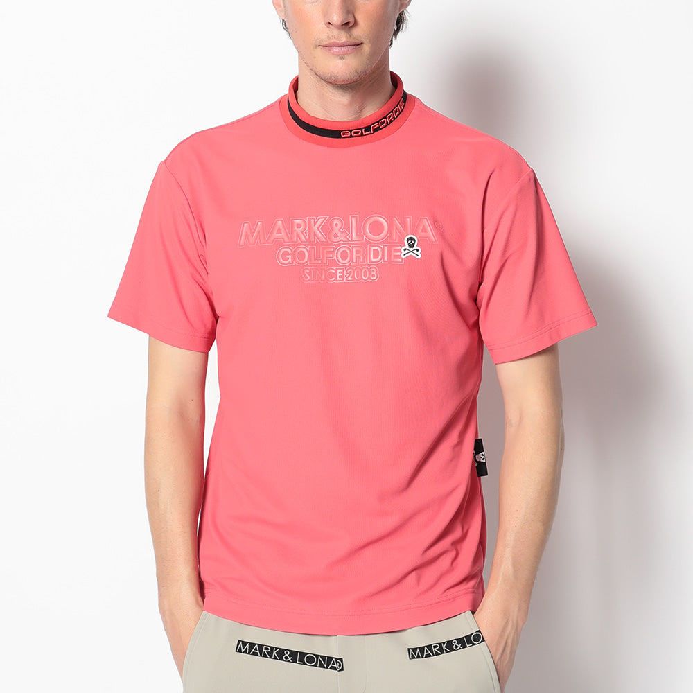 Áo thun nam cổ tròn tay ngắn Nerve Mock MLM-4B-AA09 Red | MARK & LONA