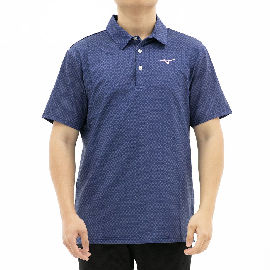 Áo golf tay ngắn nam SUN-SAKURA GEOMETRIC PRINT POLO 52SA300414 | Mizu