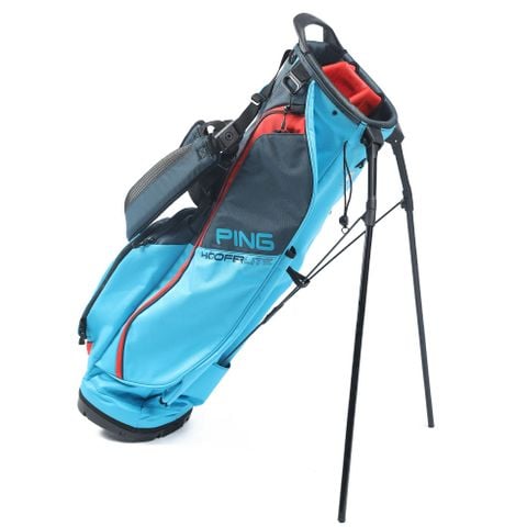 Túi gậy golf DIRECT BAGS HOOFERLITE 231C DOUBLE STRAP C CARRY BAGS LT BLUE/NAVY/RED 36684-114 | PING