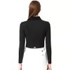 Áo golf nữ tay dài SP KNIT HYBRID COLLAR PIPCW210421 | PXG