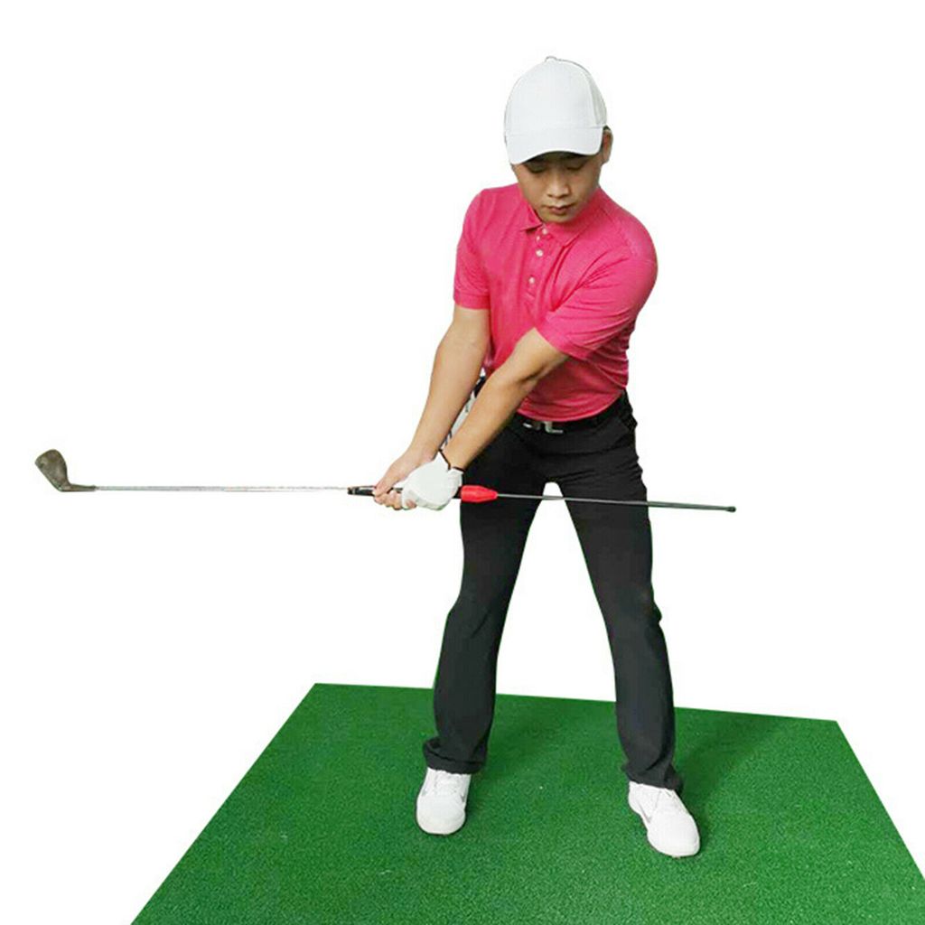 Que nối dài gậy golf canh line vuông góc khi tập swing và putting