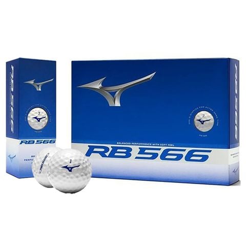 Hộp 12 bóng golf RB566 2 lớp White 2024 5N324112D | Mizuno