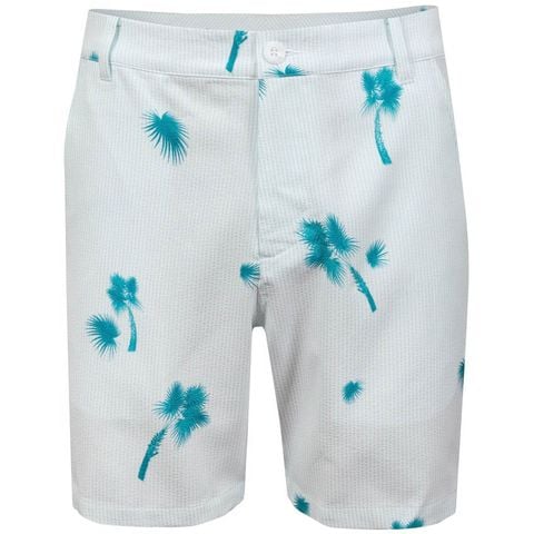 Quần short nam PALMETTO SEERSUCKER 59956301 XANH SỌC HỌA TIẾT CÂY DỪA | Puma