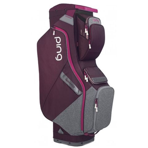 Túi gậy golf ASSEMBLED,TRAVERSE 214 DS GARNET/HEATHER GREY/MAGENTA 35463-109 3.5kg | Ping