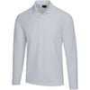 Áo golf nam tay dày G7S22K980_SKGY LONG SLEEVE FREEDOM PIQUE POLO - Gray | Greg Norman