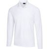 Áo golf nam tay dày G7S22K980_WHT LONG SLEEVE FREEDOM PIQUE POLO - White | Greg Norman