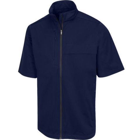 Áo khoác nam tay ngắn G7F21J059_NVY WEATHERKNIT S/S FULL-ZIP JACKET - NAVY | Greg Norman