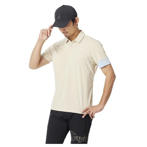 Áo golf nam tay ngắn T-ICE Staple S/S Polo 2MSPO-UN646 BEIGE M13261 | TaylorMade