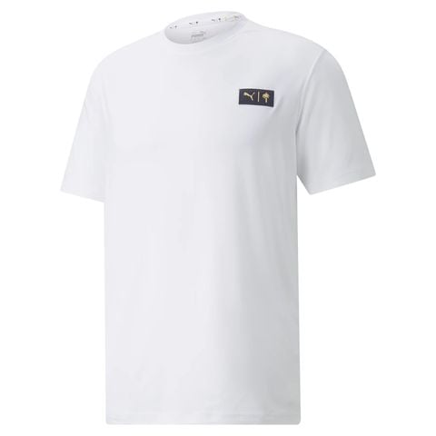 Áo thun nam tay ngắn cổ tròn PUMA x PTC Tee 53408701 Bright White | Puma