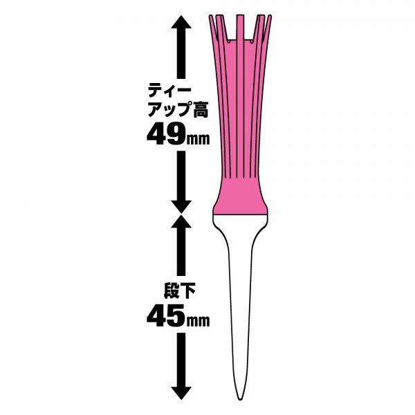 Tee golf Aero Spark Tee TE 409 Extra Long 94mm Japan | Daiya