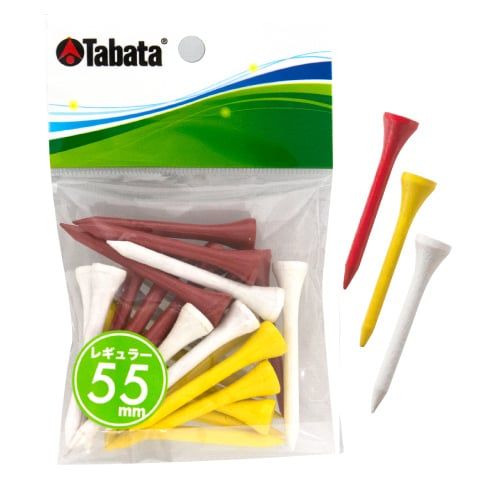 Tee golf gỗ sơn màu Pro Slim Color Regular GV0505 55mm | Tabata