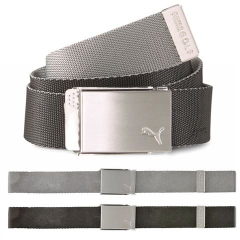 Thắt lưng 2 mặt Reversible Web Belt 054044-02 Đen/Xám | Puma