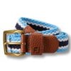 Thắt lưng nam sợi đan STRIPED BRAIDED 69501 True Blue/Navy/White | FootJoy