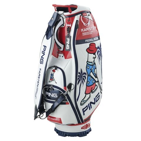 Túi gậy golf GOLF BAG CB-N2301 36908-102 WHITE/RED | PING