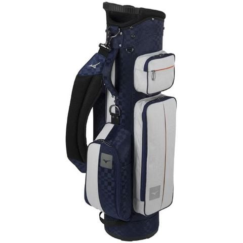 Túi gậy golf 5LJC230114 FD (FUTURAL DESIGN) CART BAG WHITE/NAVY 2.2kg | Mizuno