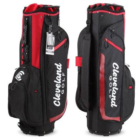 Túi gậy golf SMU Cartbag GGC-19018i Đen/Đỏ 1.9kg 14ô | Cleveland