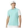 Áo golf nam tay ngắn Diagonal Block S/S Polo 2MSPO-UN618 TURQUOISE M13156 | TaylorMade